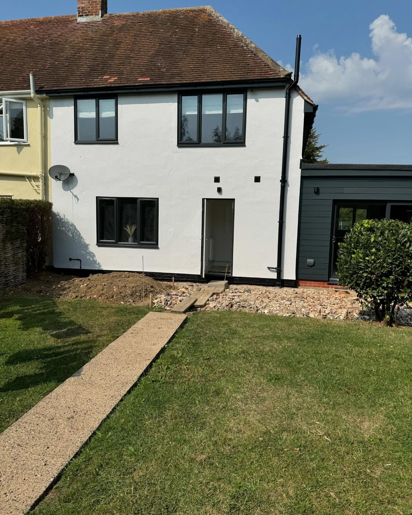 Examples of exterior home improvements by DMB Painting and Decorating near Sudbury Suffolk.