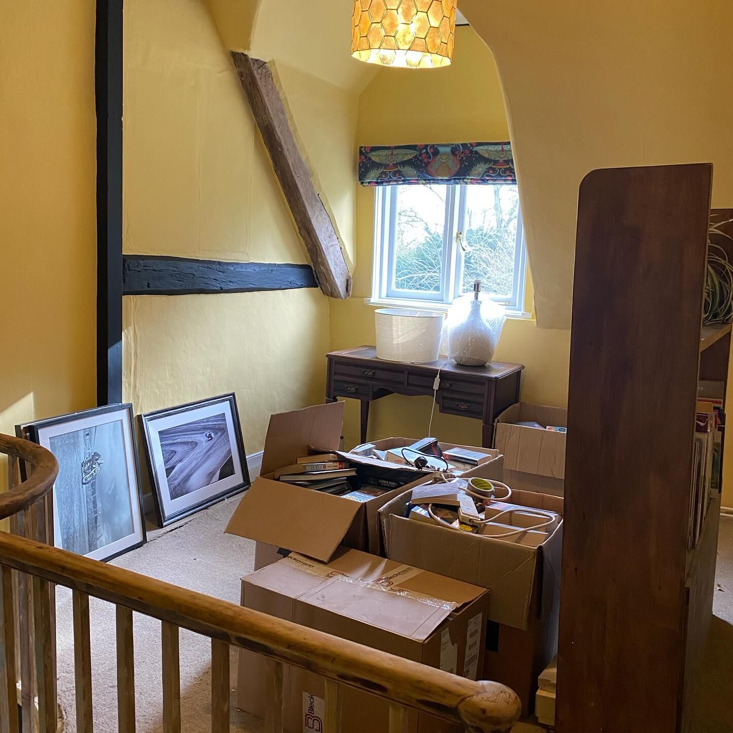 Interior painting of Suffolk timber framed property, by specialist painters DMB Painting and Decorating