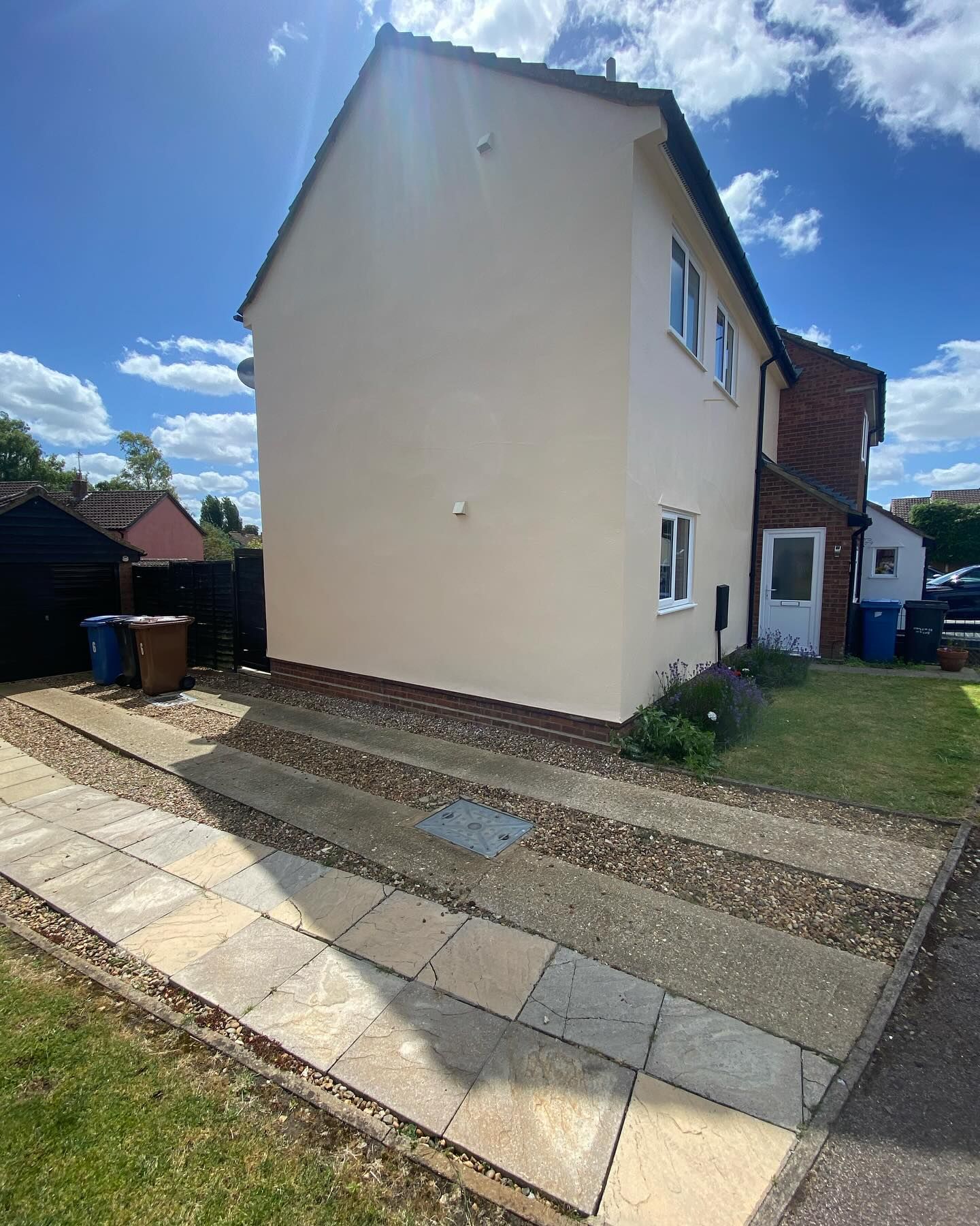 Examples of exterior home improvements by DMB Painting and Decorating near Sudbury Suffolk.