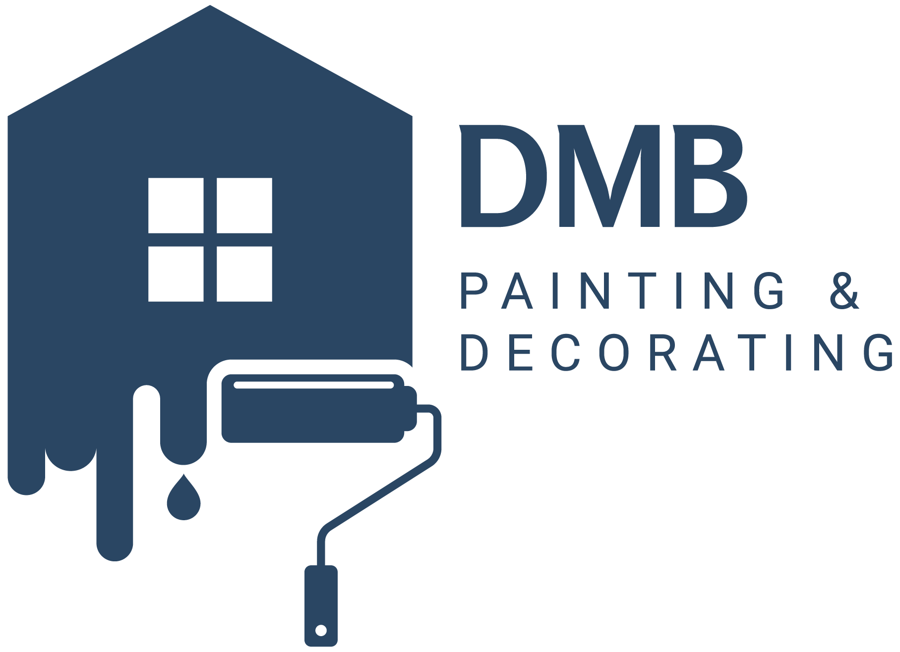 DMB Painting & Decorating Logo Blue