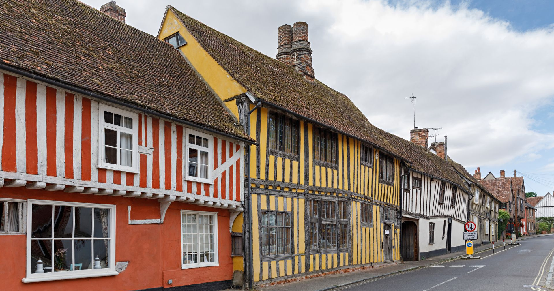 Suffolk buildings limewashed in a variety of colours | DMB Painting & Decorating
