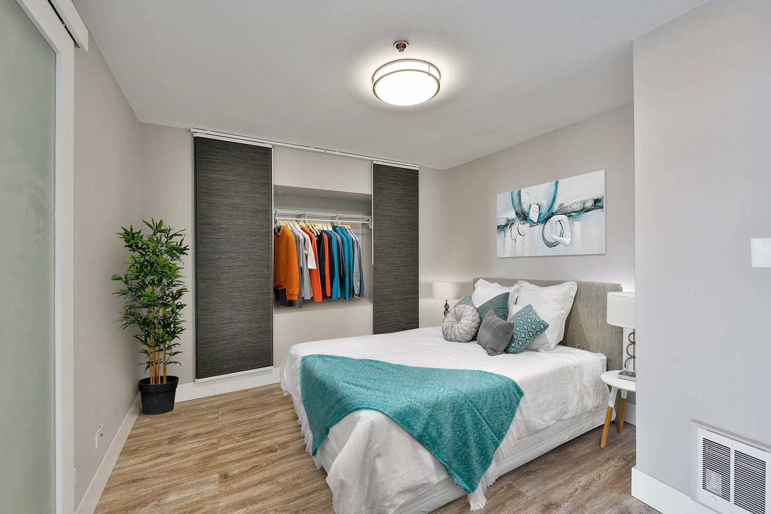 Interior Photo of Webster Tower & Terrace Furnished Bedroom