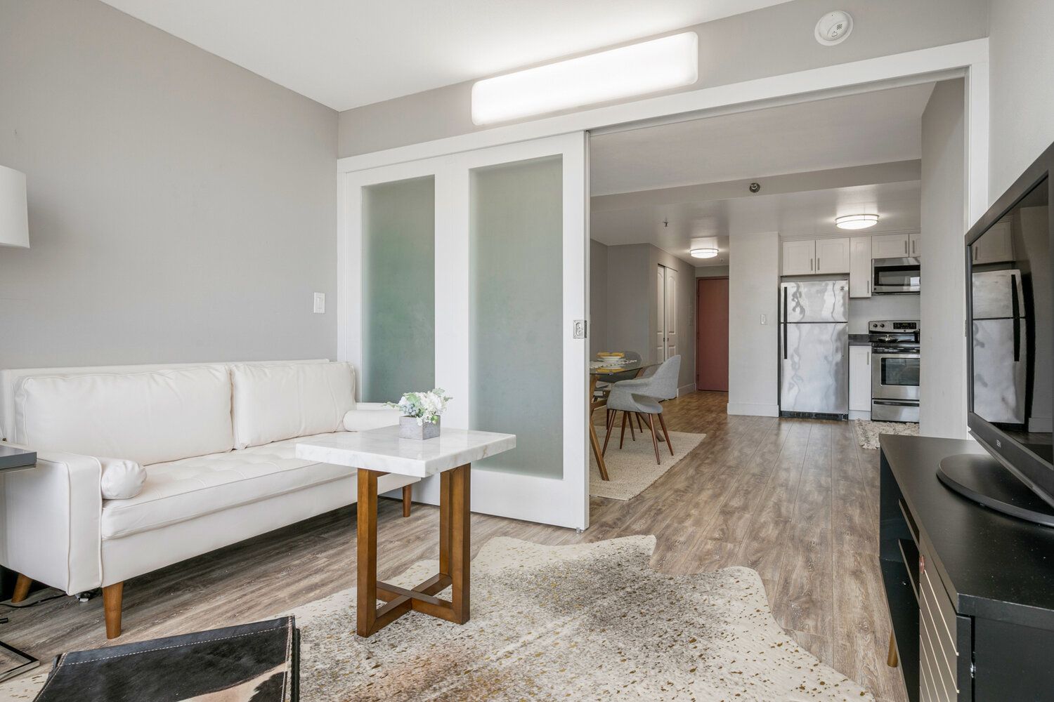 Interior Photo of Webster Tower & Terrace Living Room