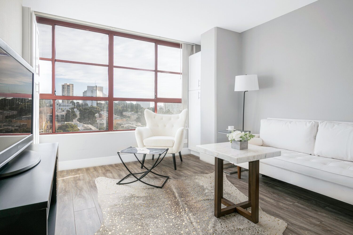 Interior Photo of Webster Tower & Terrace Furnished Room with Natural Light