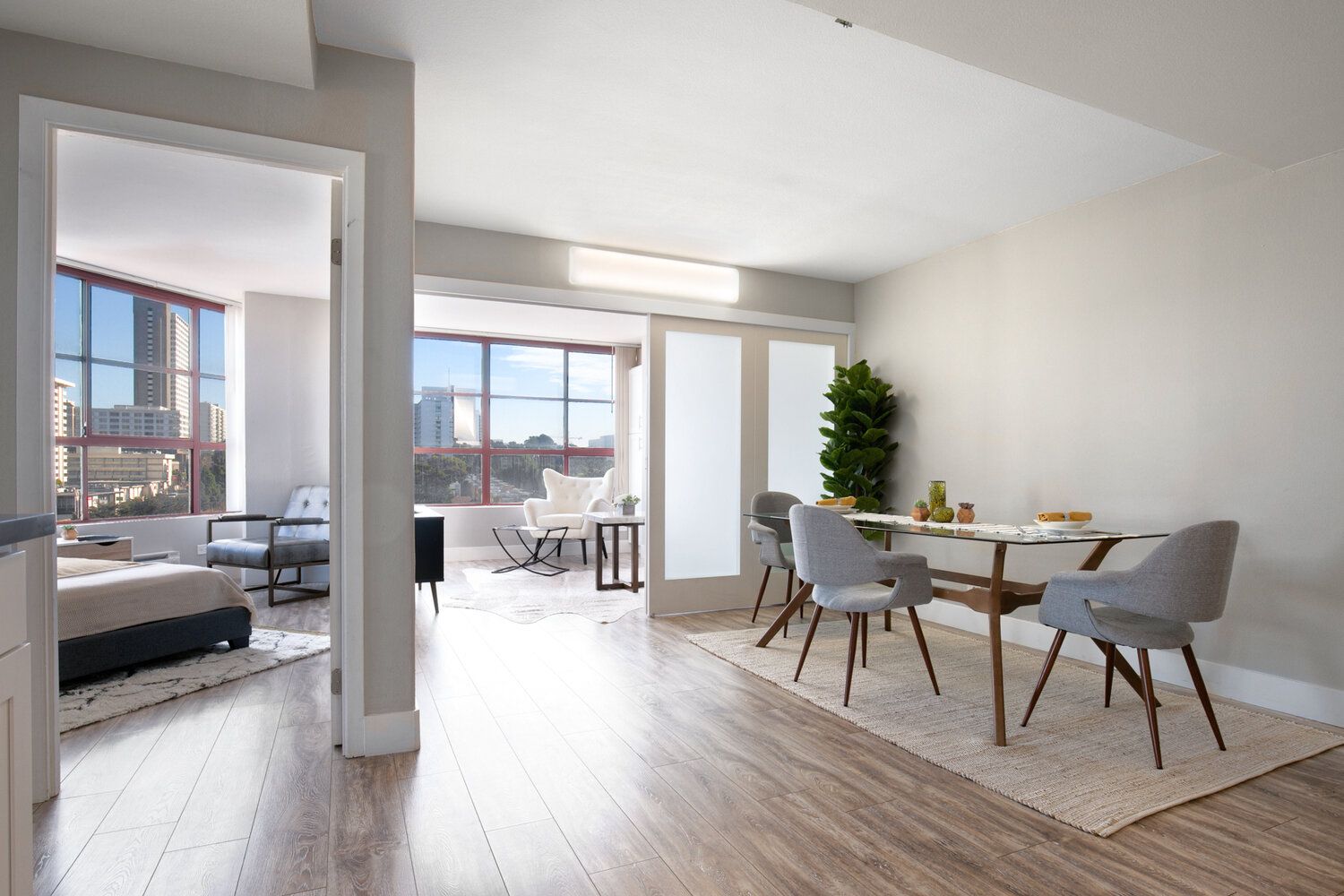 Interior Photo of Webster Tower & Terrace Furnished Room with Natural Light