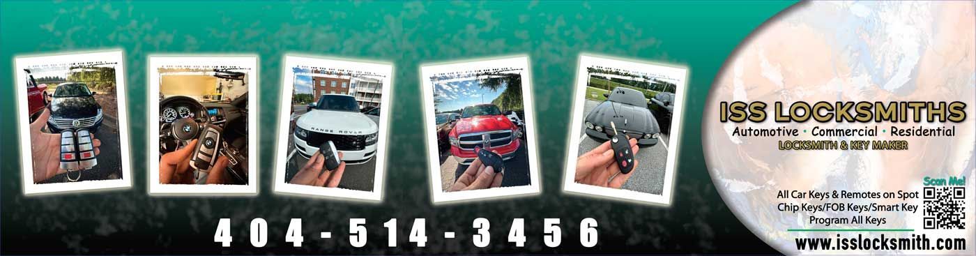 ISS Locksmith car magnet