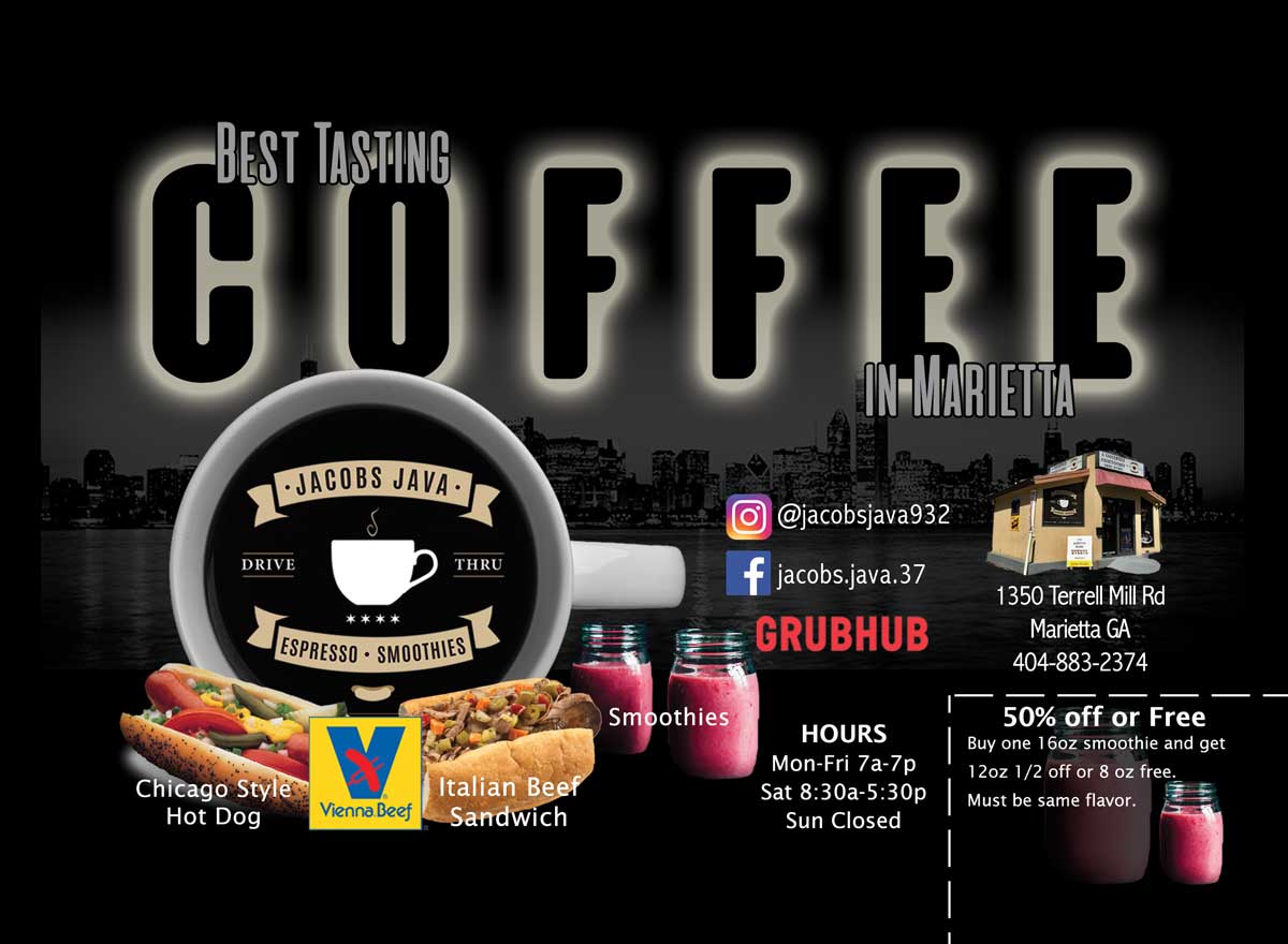 Jacobs Java Postcard (front)