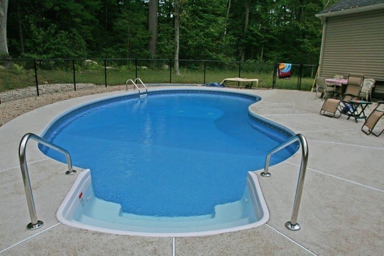 Kidney Inground Pool – Bethlehem, NY