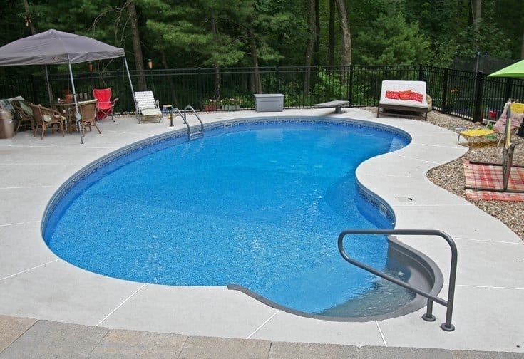 Kidney Inground Pool – Scotia, NY