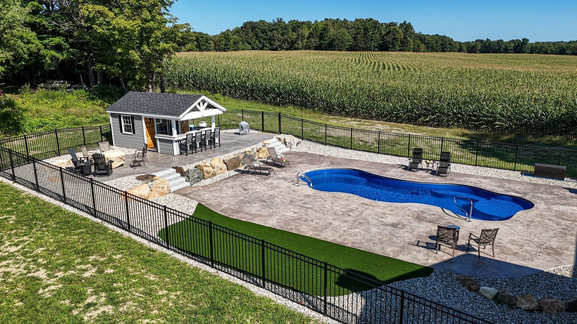 Fiberglass Custom Pool – Cohoes, NY