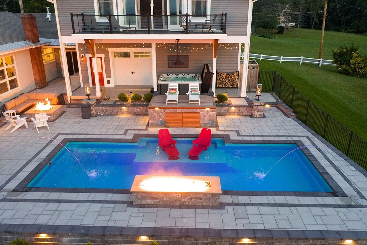 Fiberglass Inground Pool – Sacandaga, NY