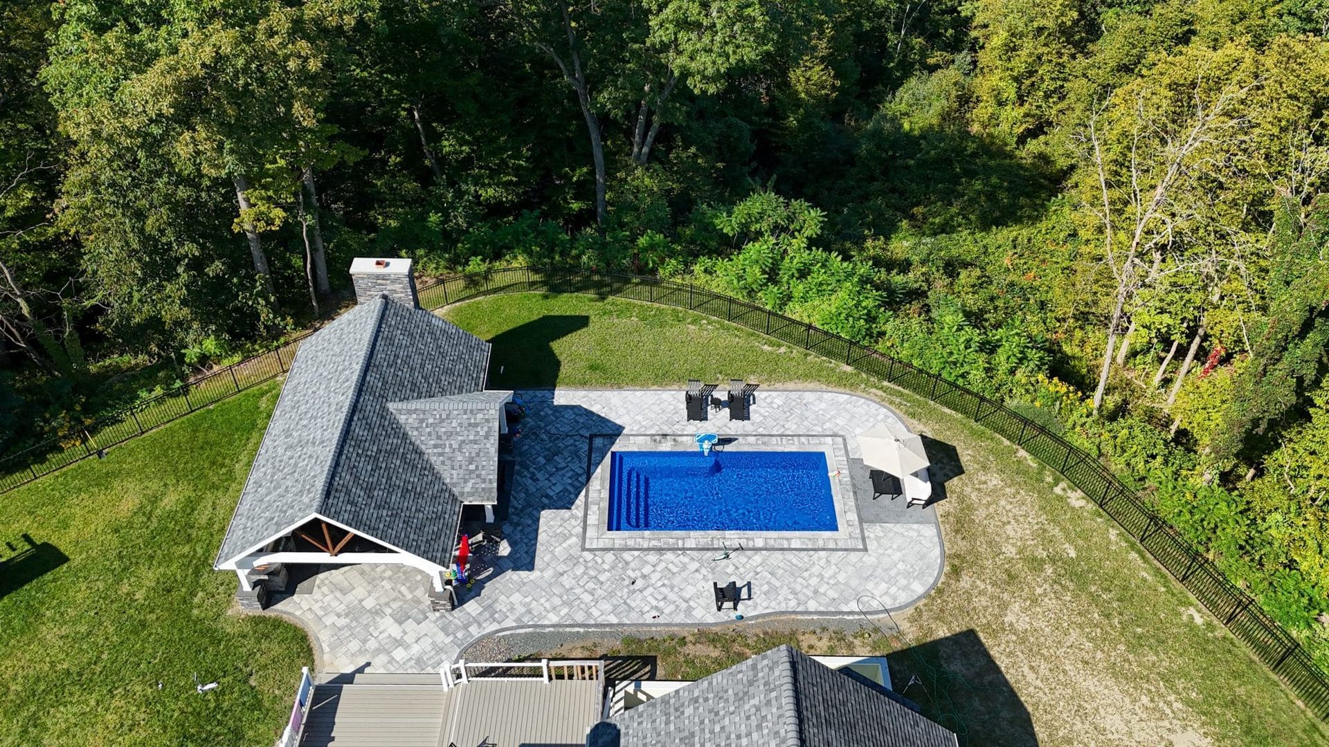 Fiberglass Rectangle Pool – Queensbury, NY