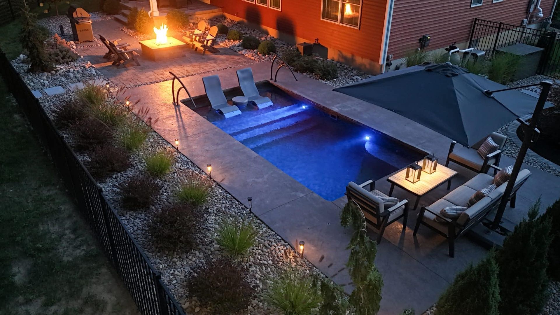 Rectangle Plunge Pool – Colonie, NY