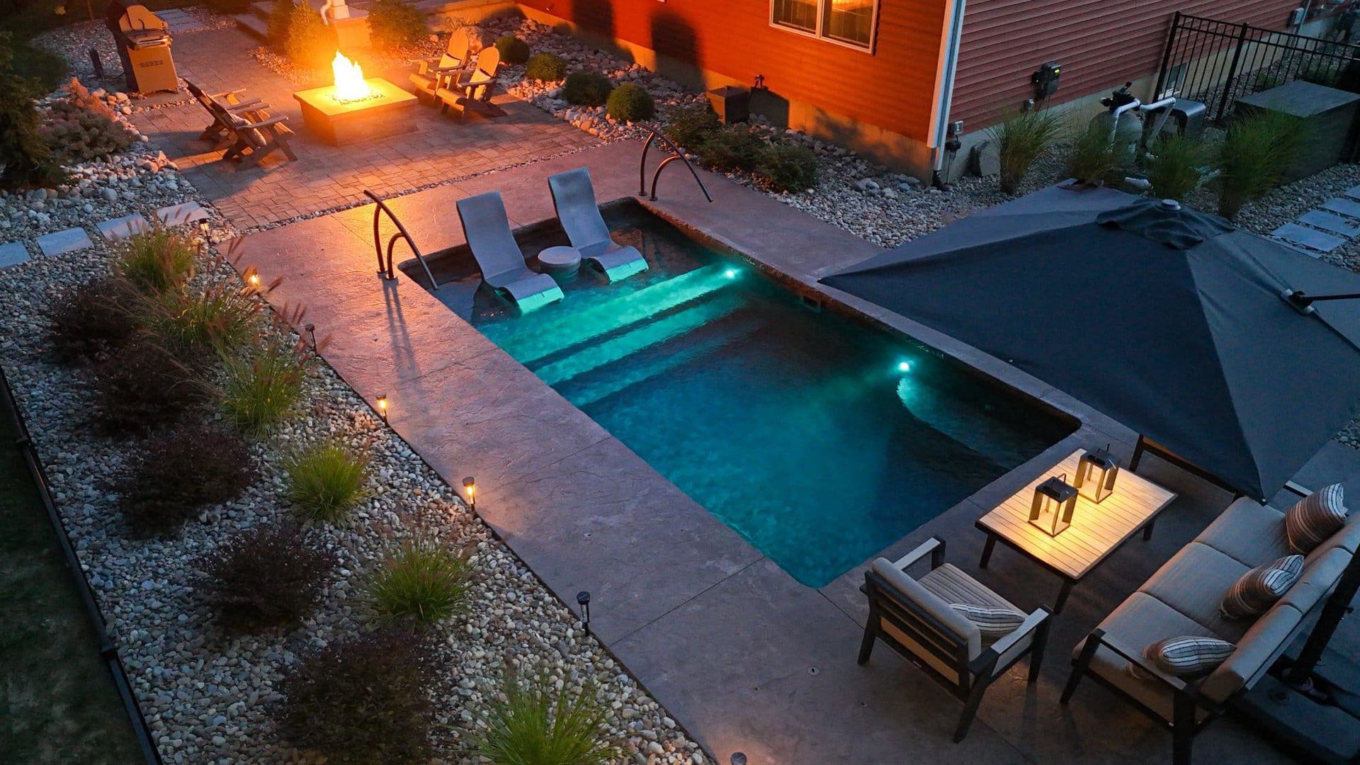 Rectangle Plunge Pool – Colonie, NY