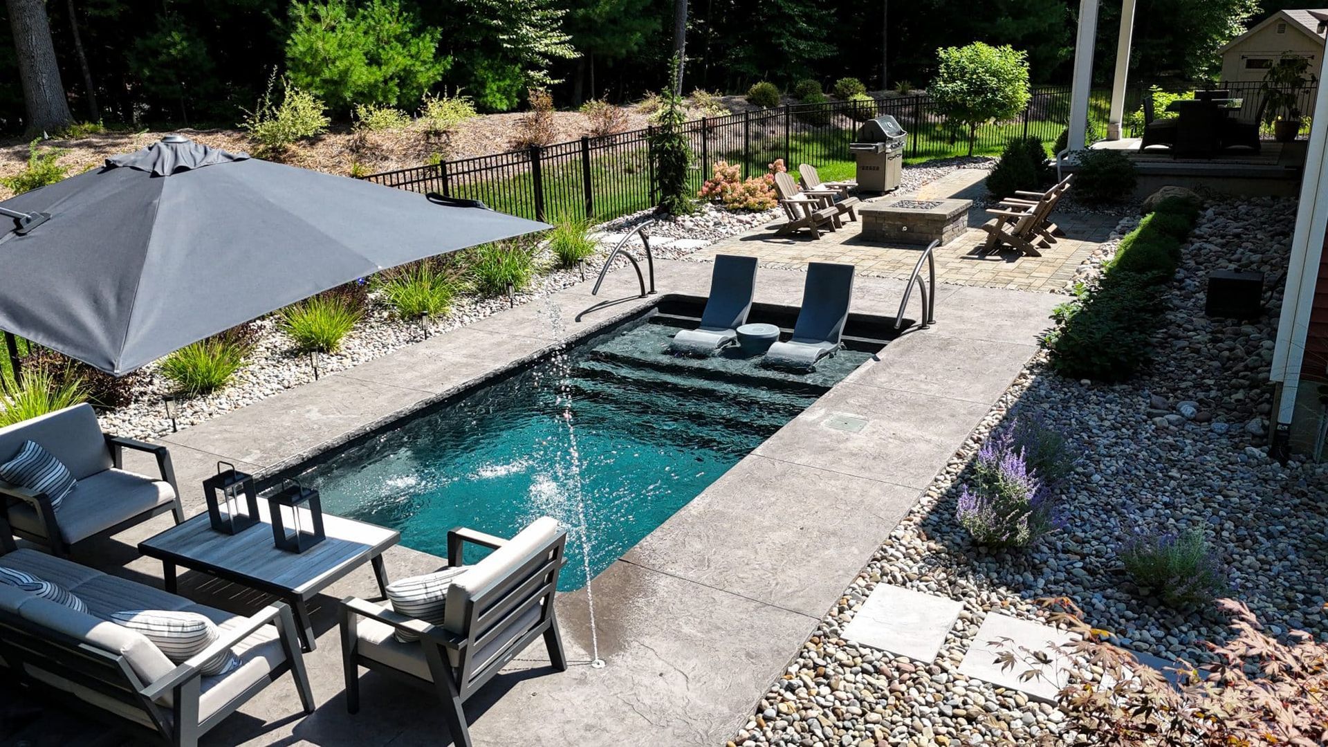 Rectangle Plunge Pool – Colonie, NY