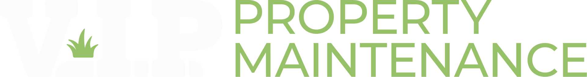 Green &ldquo;Property Maintenance&rdquo; logo on a white background