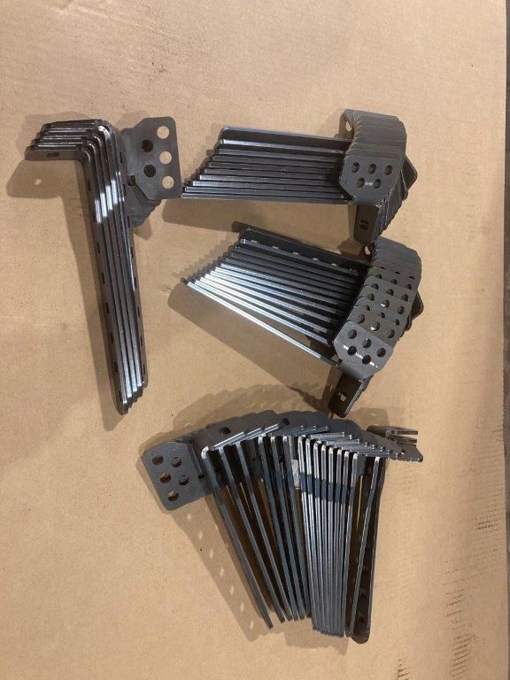 Material S355, laserskärning och bockning