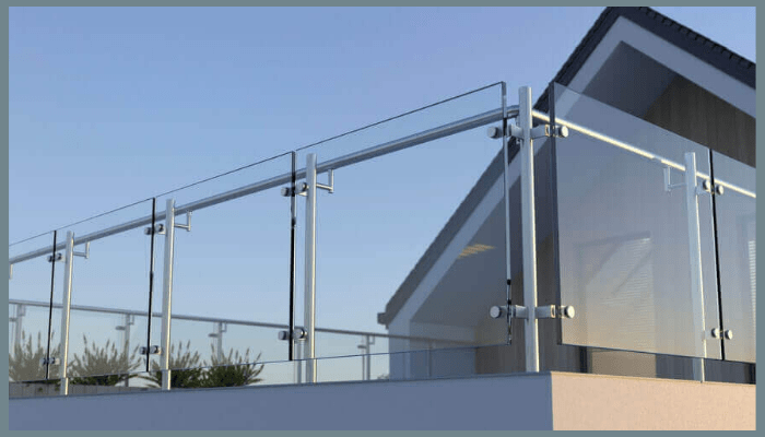 modern home with clean glass balustrade and stainless fittings for low maintenance