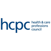 Logo for the Health and Care Professions Council (HCPC).