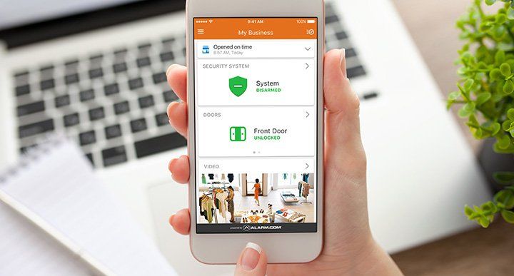 Small Business Security Systems - Mobile App