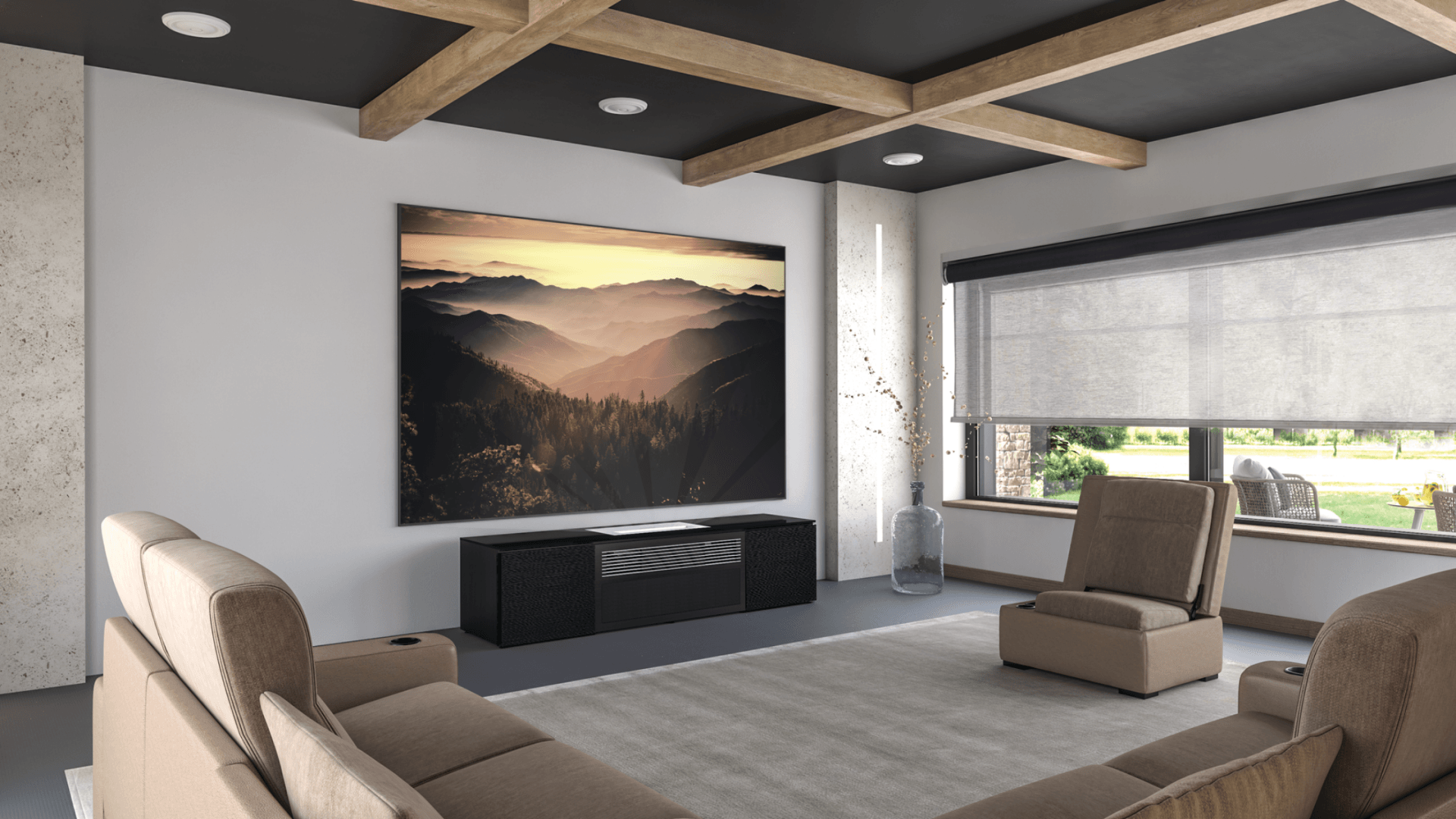 audio visual integration in smart living room