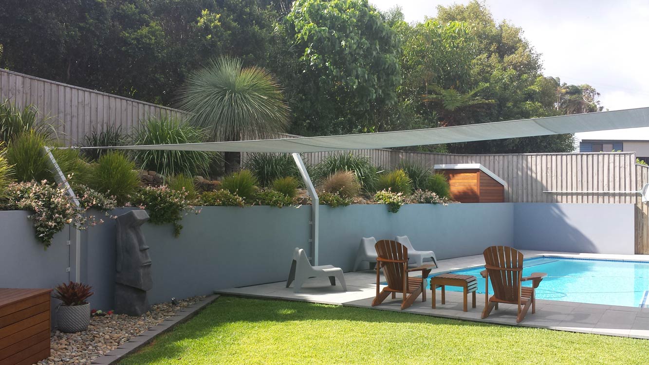 Residential Pool Shades Sail — Smart Shades Lismore NSW