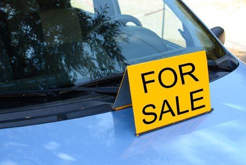 For Sale Sign on Car — Corpus Christi, TX — Advantage Salvage & Auto Parts LLC