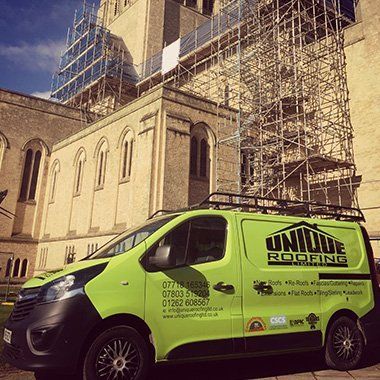 roof installation work