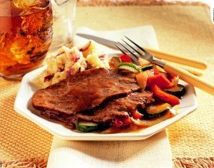 Arkansas — Cooked Roast Beef on Saucy Plate in Van Buren, AR