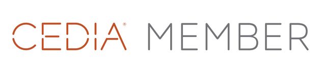 CEDIA MEMBER logo in brown and gray.