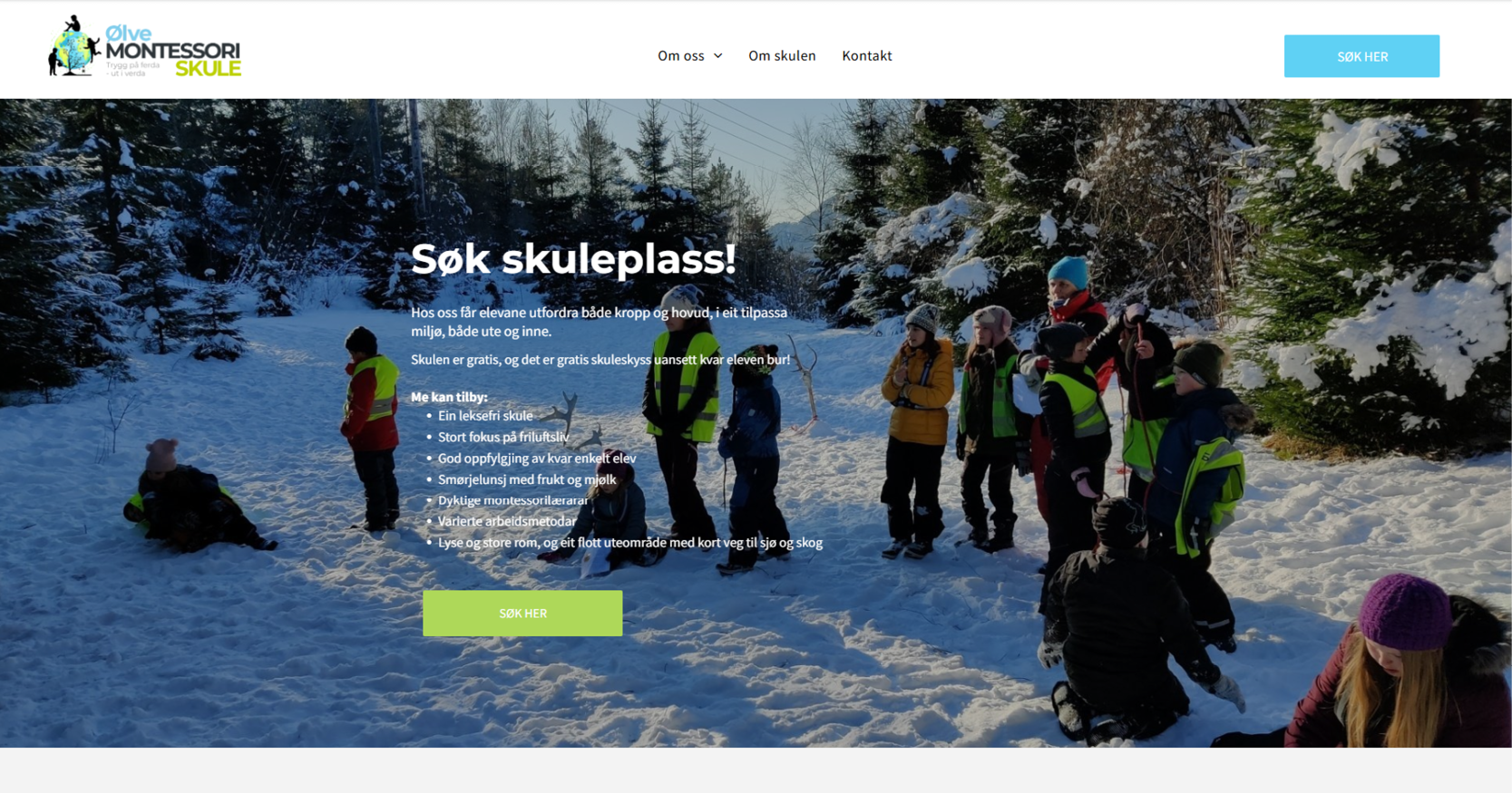 ØLVE MONTESSORISKULE SA