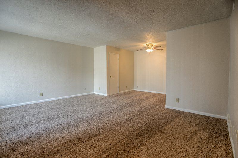 1 Bedroom 1.5 Bath Carpeted Livingroom