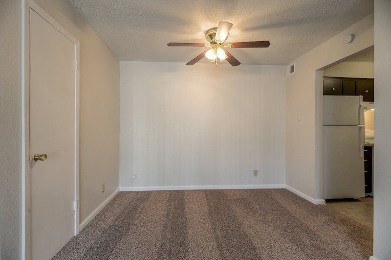 1 Bedroom 1.5 Bath Carpeted Livingroom