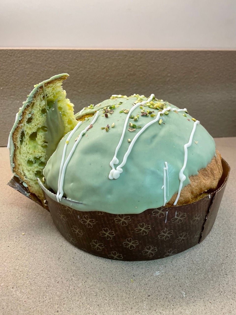 Panettone pistacchio Pan per Focaccia Brescia