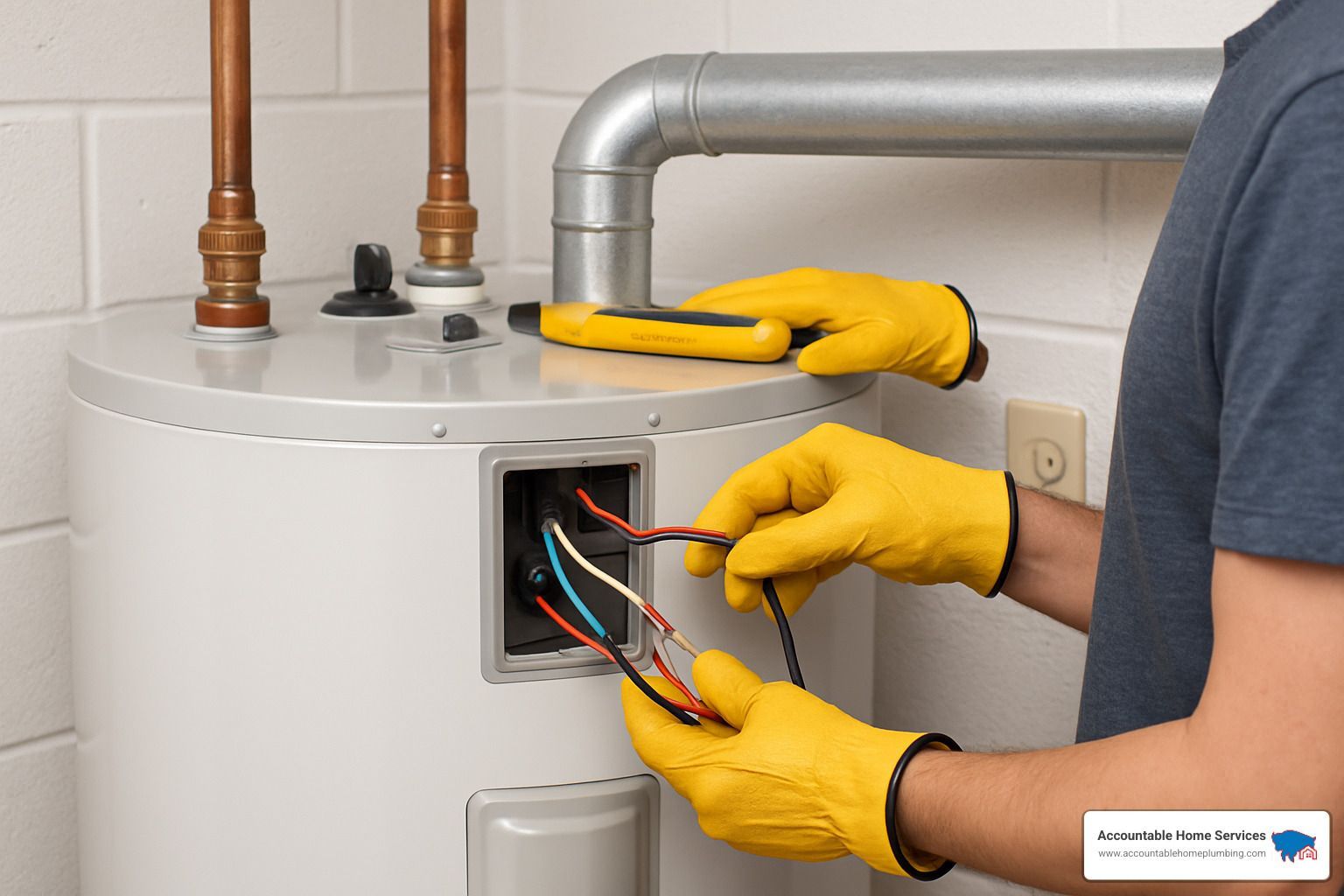 electric water heater hookup - electric water heater hookup