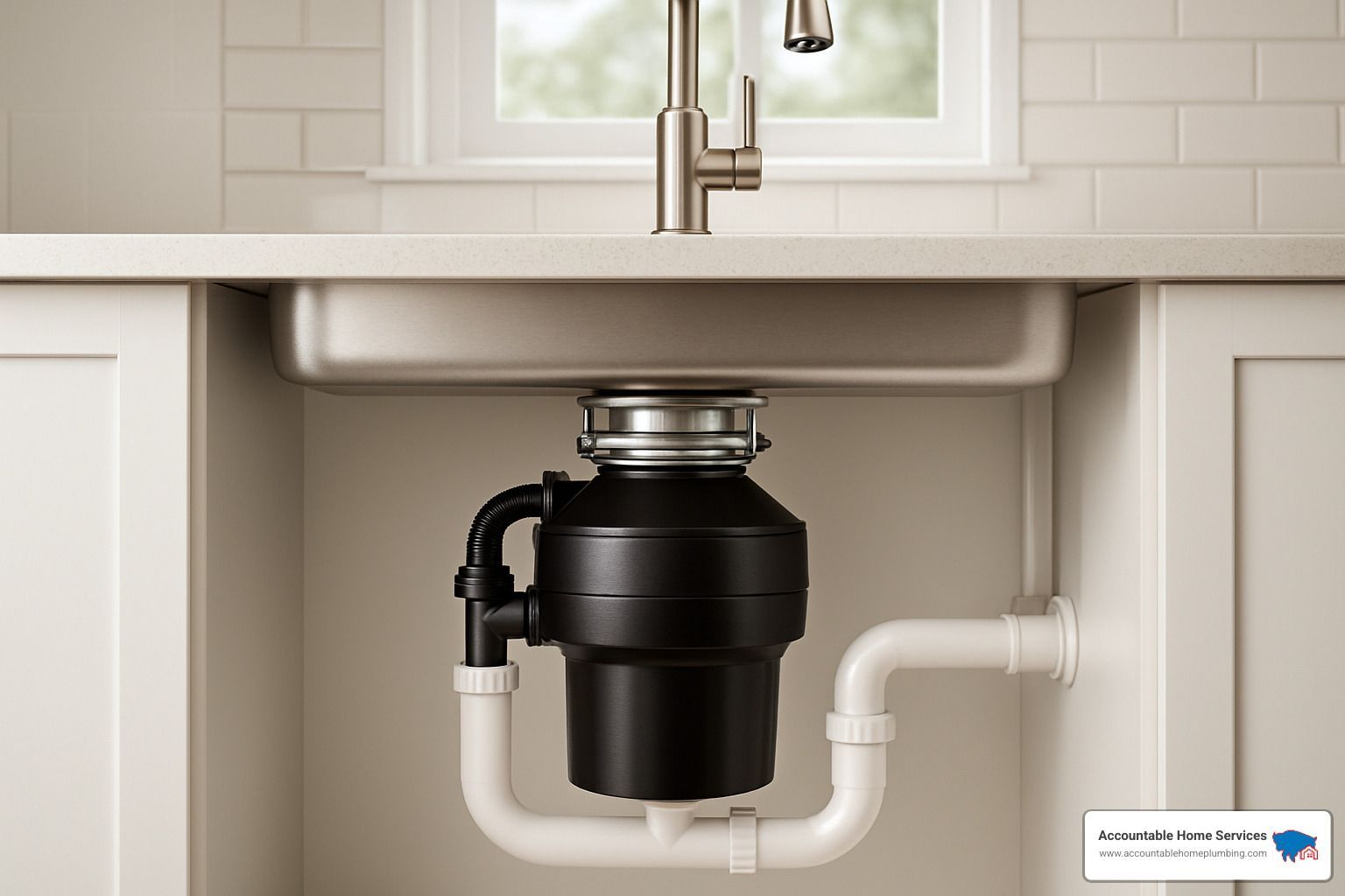 kitchen sink with garbage disposal - Thornton garbage disposal repair