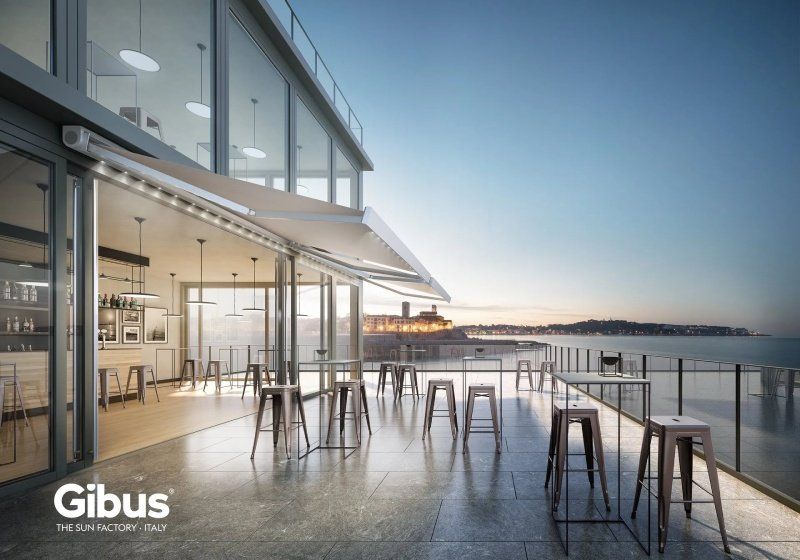 Tende da sole a bracci - modello Nodo