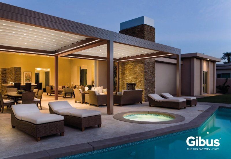 Pergole a tetto piano - modello Med Zenith