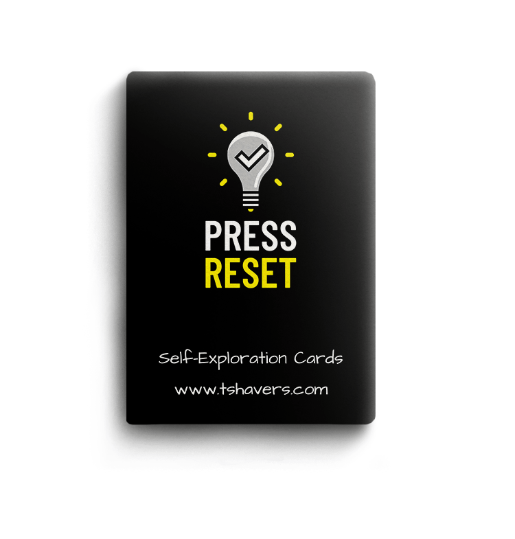 Press Reset positive intention card