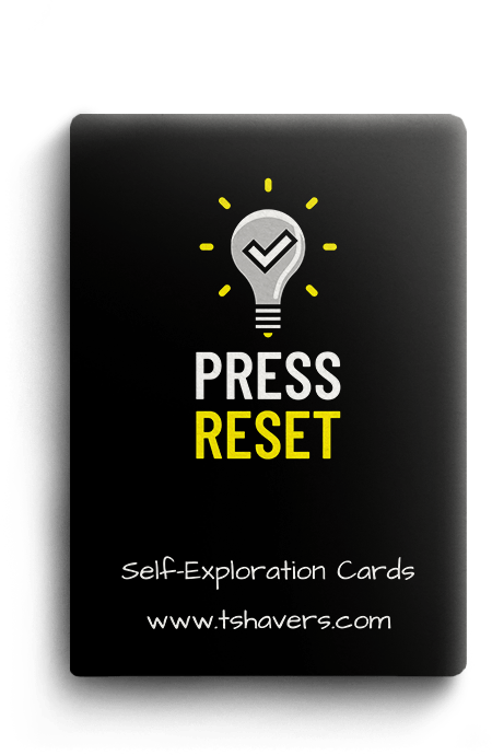 Press Reset self exploration card