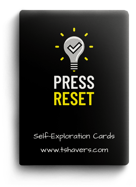 Press Reset affirmation card