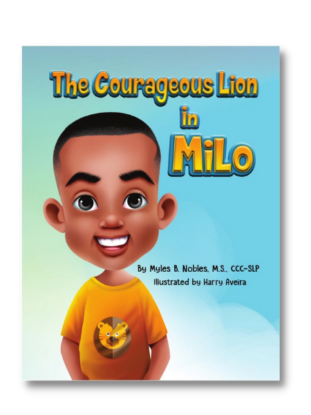Book cover of The Courageous Lion in Milo
