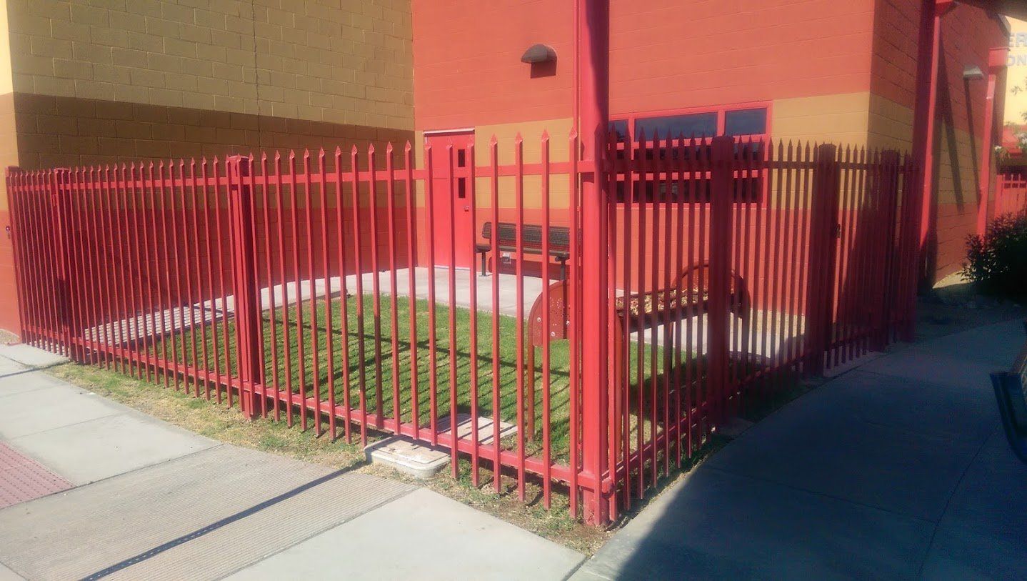 White wood fence — Residential fences in Tucson, AZ