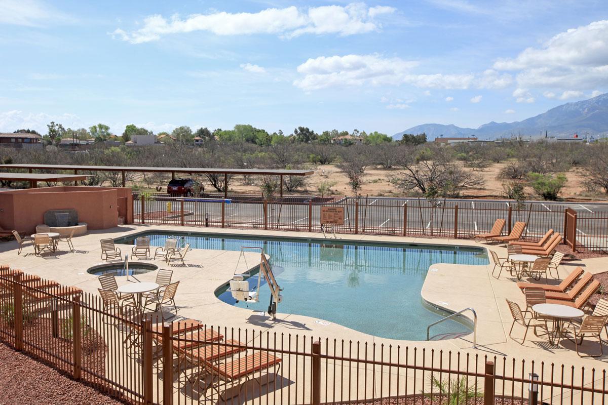 Swimming Pool and wrought fence — Fence products in Tucson, AZ