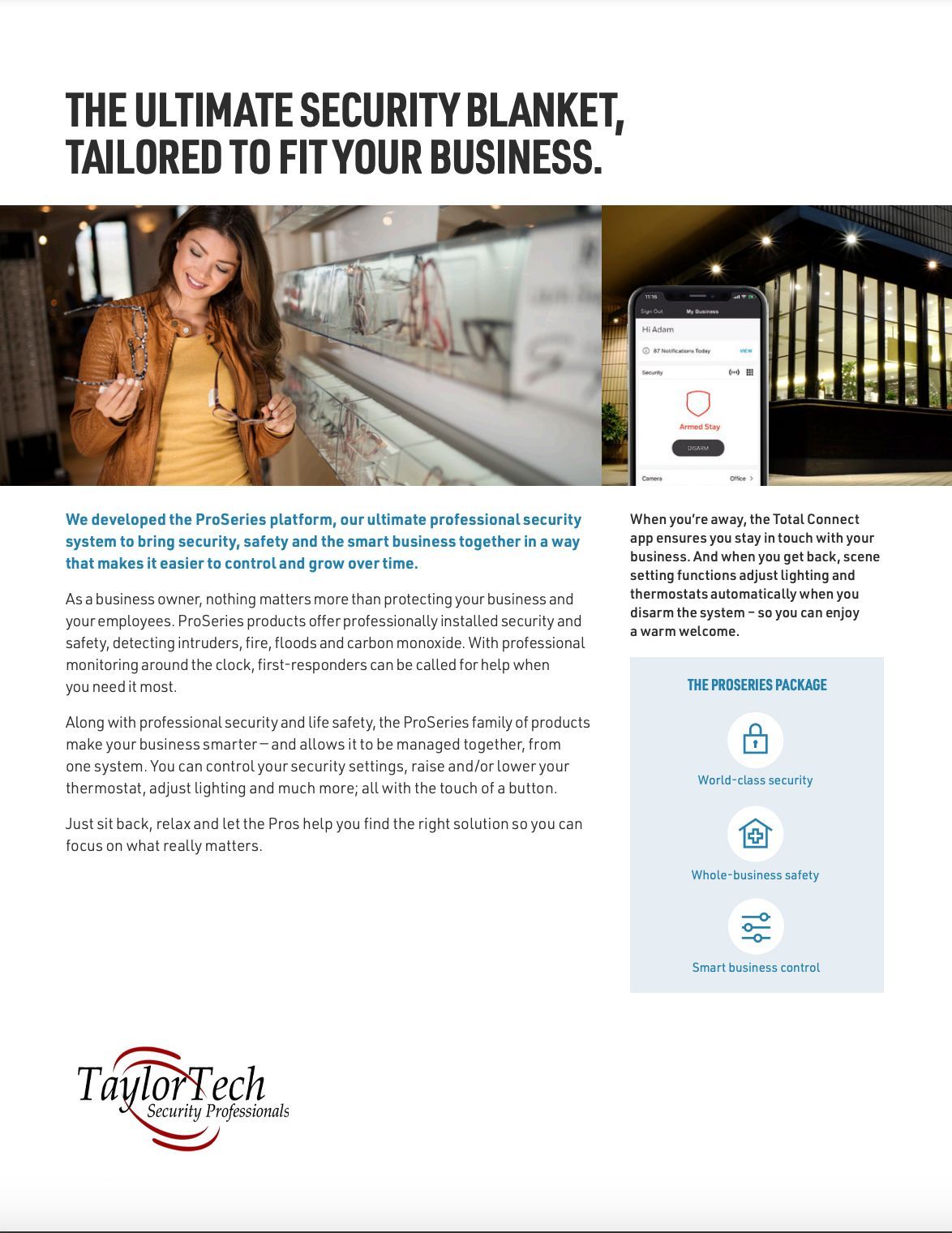 Security Safety Control Brochure Page 2