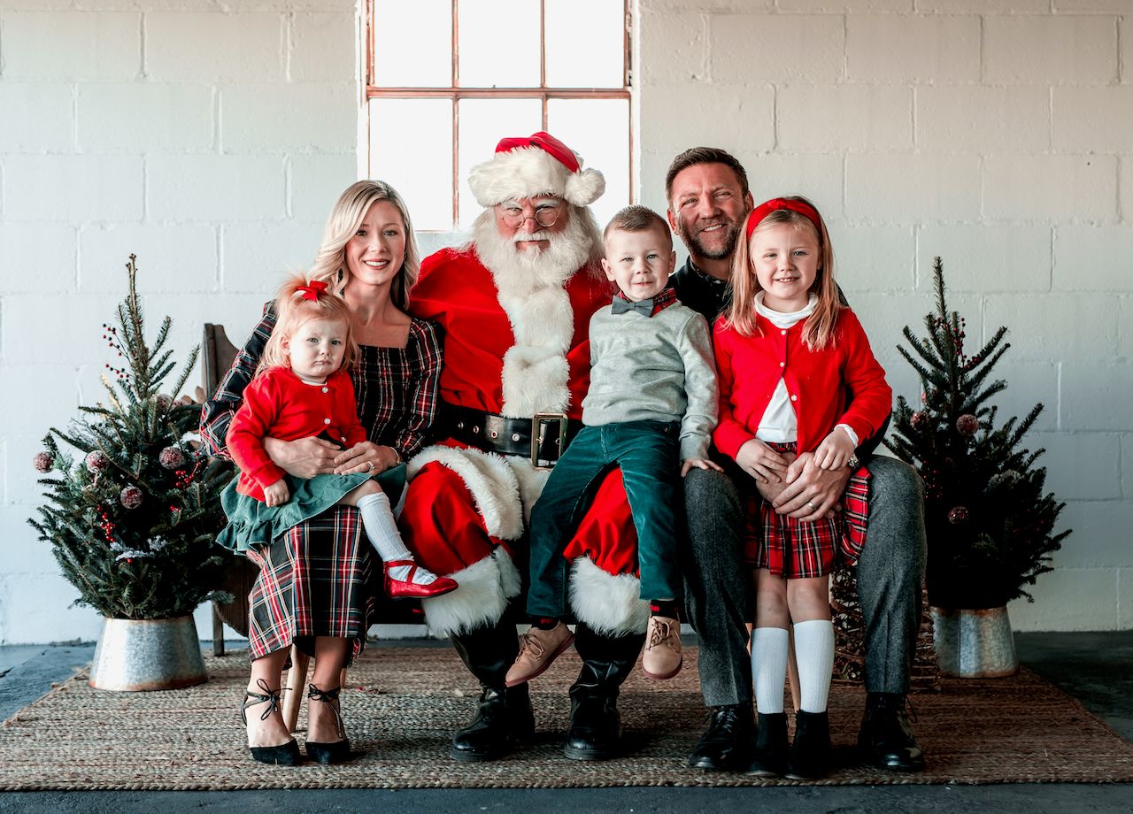 Family Photo With Santa — Montgomery, OH — Christopher F. Heck DMD - Montgomery General Dentistry