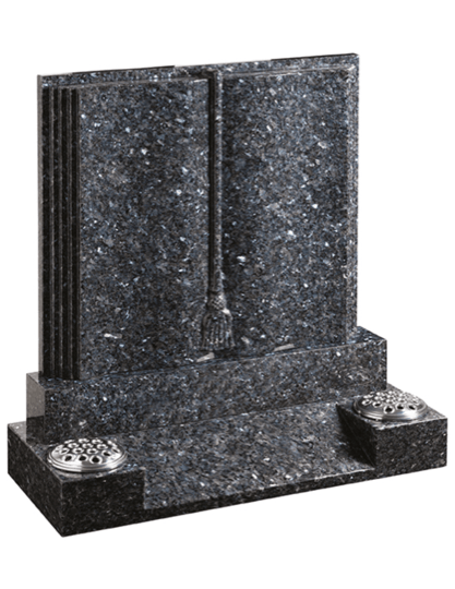 Classic, highly detailed book adapted for modern fixing requirements. Shown here in Blue Pearl granite.