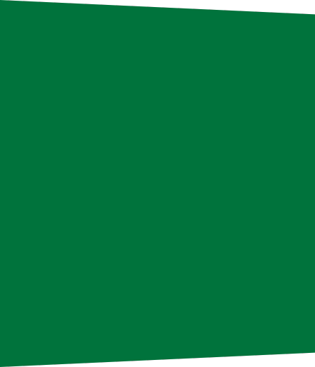 A solid rectangular flag; emerald green color.