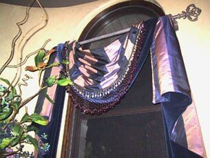Purple Valences - Raymonde Draperies and Window Coverings in San Diego, CA