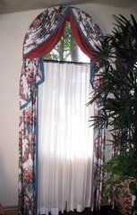 Floral Swags & Valences -Raymonde Draperies and Window Coverings in San Deigo, CA